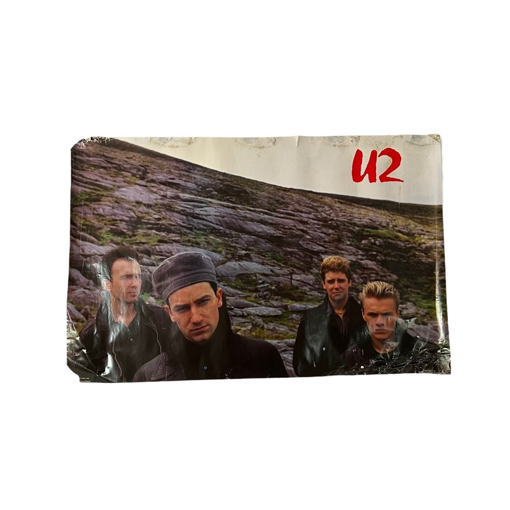 U2 Vintage Unforgettable Group Poster 1985 Unforgettable Forty Seconds